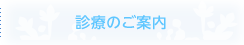 診療のご案内