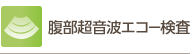 腹部超音波エコー検査